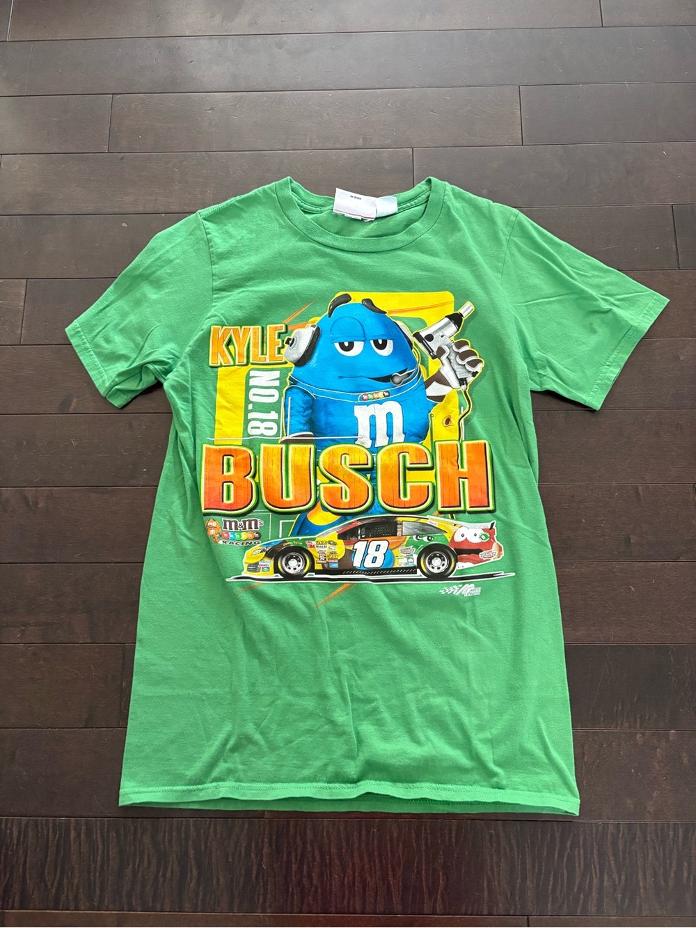 Chase Authentics Green Kids Kyle Busch M&M Graphic Tee